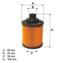 Filter ulja Pionir FU682/3