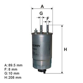 Filter goriva Filtron PP966/3 - CFF100502 - F026402076 - KL567 - ADL142301