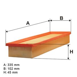 Filter vazduha Pionir FV130/7