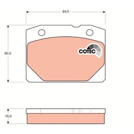 Pločice kočione Steinberg 0.140