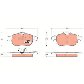Pločice kočione Steinberg 0.1492