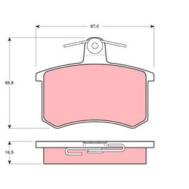 Pločice kočione zadnje Steinberg 0.814