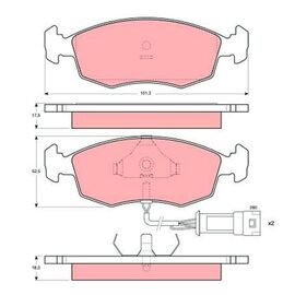Pločice kočione prednje Steinberg 0.301