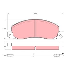 Pločice kočione Steinberg 0.1407