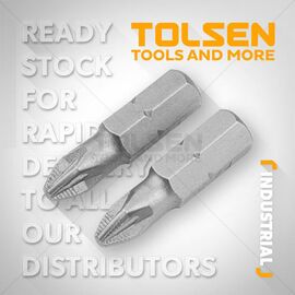 Set bitova dvodelni Tolsen PZ2 x 25 mm