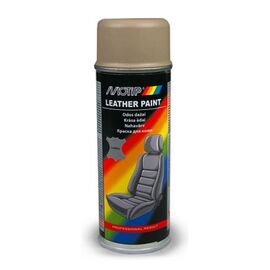 Boja za kožu bež braon u spreju Motip Leather Paint 200ml