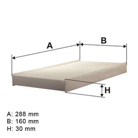 Filter klime QWP WCF358 - K1035 - DCF507P - 11510