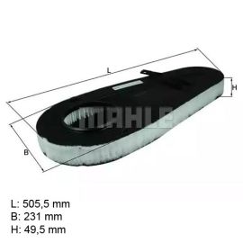 Filter vazduha Knecht LX3598 - ADB112215 - 45872 - 1418603900