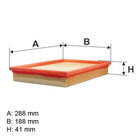 Filter vazduha QWP WAF100 - AP149/3 - 1457433059 - 30365 - MA1323
