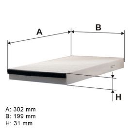 Filter klime QWP WCF125 - K1014 - 17108 - CCF0013 - 1987432040