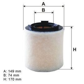 Filter vazduha Champion CAF100487C - F026400156 - 38881 - 113192