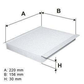 Filter klime Filtron K1335 - CCF0474 - NC2389 - 17531
