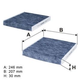 Filter klime QWP WCF467 - K1260A-2x - CCF0422C - LAK467S