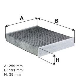 Filter klime QWP WCF656 - K1267A - 1987432538 - CCF0426C - ADR162503