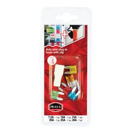 Osigurači mini ubodni sa klipom garnitura Praxis 32910