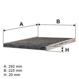 Filter klime Filtron K1116A - 1987432360 - 17080K - LAK64 - 5410500 - NC2073CA
