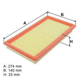 Filter vazduha QWP WAF2398 - AP022/5 - CAF101014P - F026400378 - ADL142211 - 18576