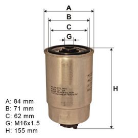 Filter goriva QWP WFF125 - PP850/2 - CFF100263 - 4242 - 1457434329