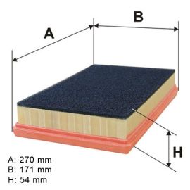 Filter vazduha QWP WAF627 - AP092/8 - F026400041 - CAF100714P - 18536