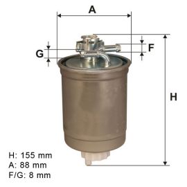 Filter goriva Tecneco GS68 - KL103 - PP960 - CFF100262 - 0450906409