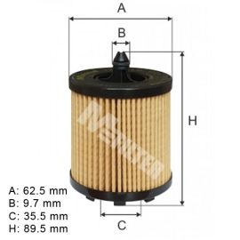 Filter ulja MFilter TE615 - OE648/3 - F026407016 - 14025 - OX258D