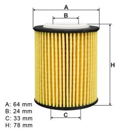 Filter ulja Filtron OE667/6 - F026407299 - L1125 - OX1237D - ADP152102