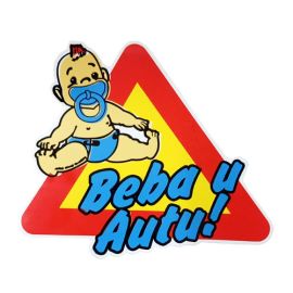 Nalepnica beba u autu samolepljiva