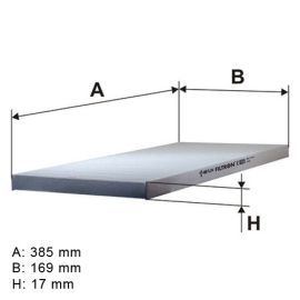 Filter klime Filtron K1033 - 1987432014 - CCF0202 - 698174 - 17077