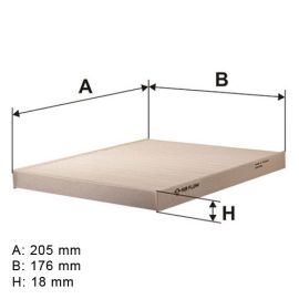 Filter klime MFilter K9108 - K1122 - 1987432106 - CCF0100 - ADL142501 - NC2134