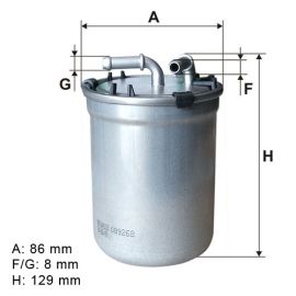 Filter goriva Denckermann A120267 - PP986 - 4843 - CFF100456 - 0450906500