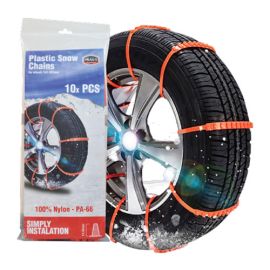 Vezice plastične za sneg Praxis 948201 10 kom.