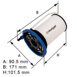 Filter goriva Ewiger EW111060284 - PE982/2 - F026402212 - CFF100636 - ADL142307