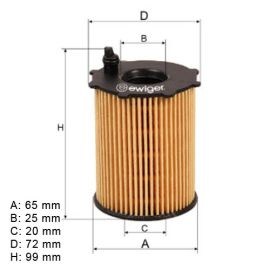 Filter ulja Ewiger EW111040040 - OE667/1 - 1457429238 - COF100529E - ADM52119