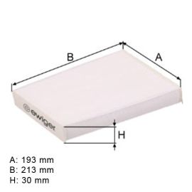 Filter klime Ewiger W111070259 - 715620 - FAATY9 - LA395 - M110475 - ADT32514