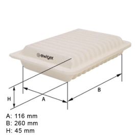 Filter vazduha Ewiger EW111050207 - AP142/1 - CAF100809P - LX1001 - ADT32260