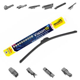 Metlice brisača Falcon Vision flat sa 10 adaptera od 350 do 650 mm