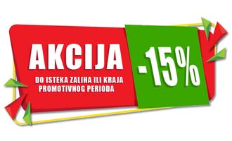 Akcija - razno - promotivni popust 15%