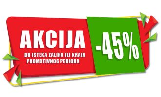 Akcija - razno - promotivni popust 45%