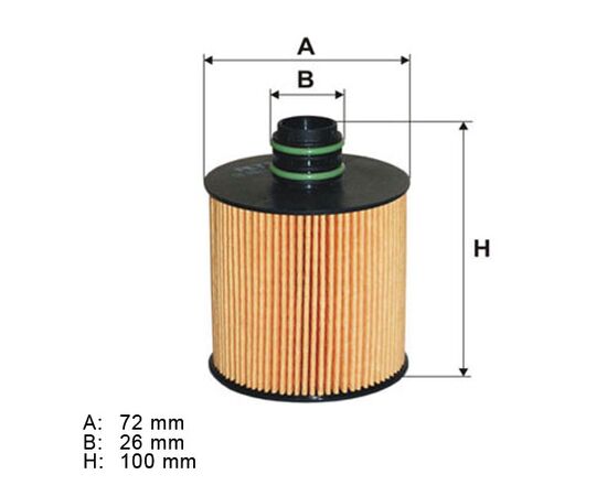 Filter ulja Filtron OE682/3 - ML4505 - 14146 - OX779D - ADL142103