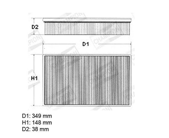 Filter vazduha Champion U534