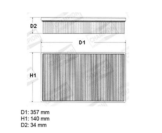 Filter vazduha Champion U518 - MA442 - AP014 - 154084019110
