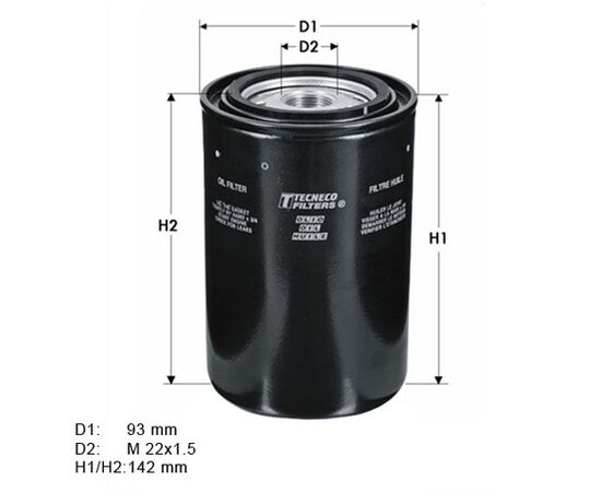 Filter ulja Tecneco OL200