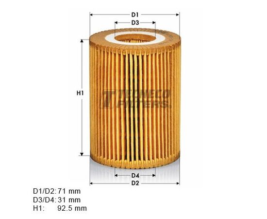 Filter ulja Tecneco OL0820/1-10E