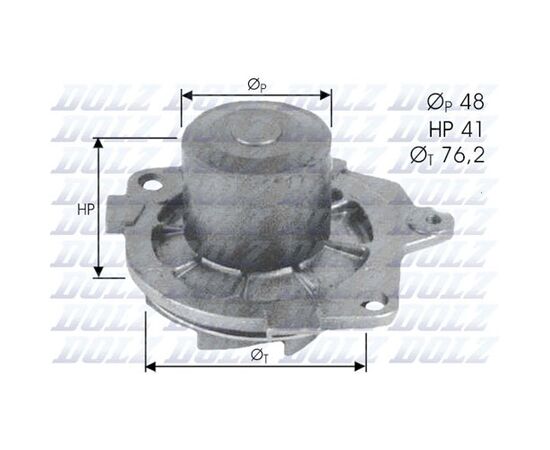 Pumpa za vodu Dolz S314 - 330645 - WFI365