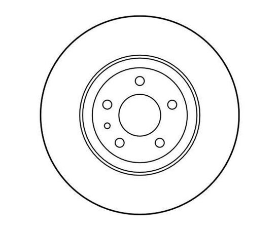 Disk kočioni prednji TRW DF1749