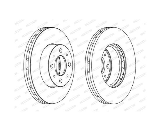 Disk kočioni prednji Ferodo DDF1179