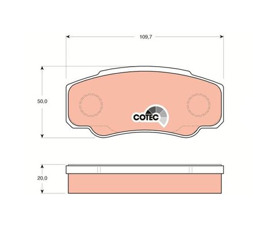 Pločice kočione zadnje Steinberg 0.1521