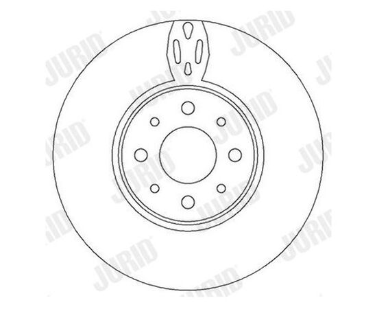 Disk kočioni prednji Jurid 562295JC