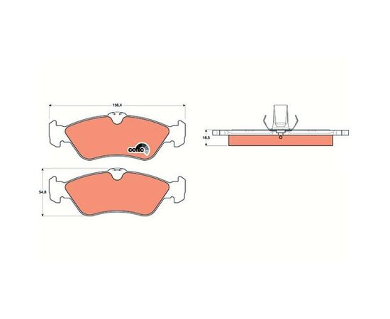Pločice kočione Steinberg 0.1263