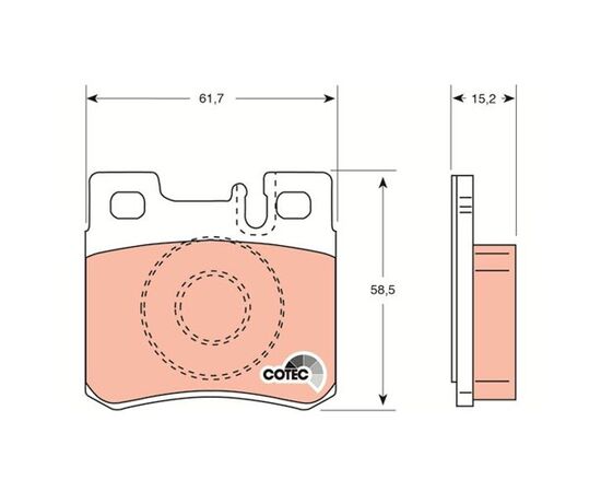 Pločice kočione zadnje Steinberg 0.987